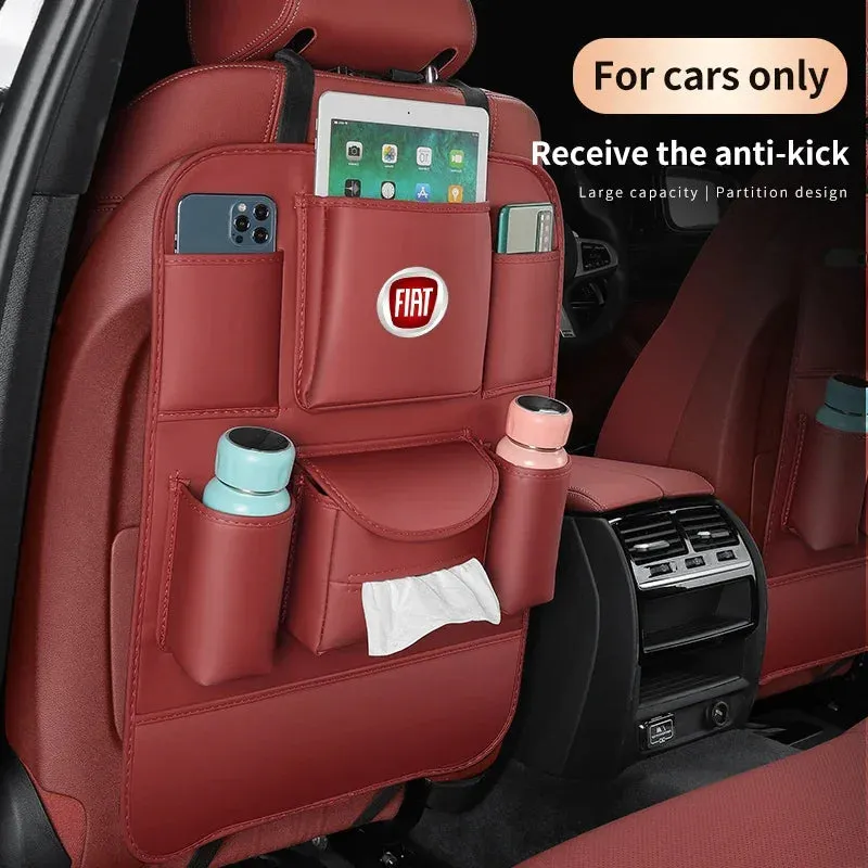 PU Leather Car Seat Organizer