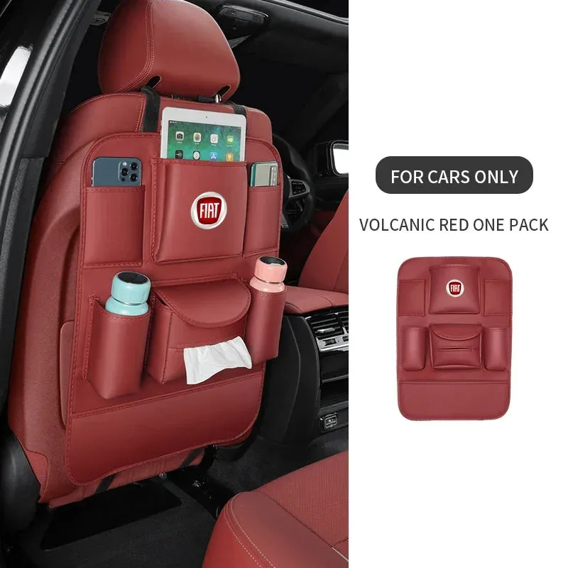 PU Leather Car Seat Organizer