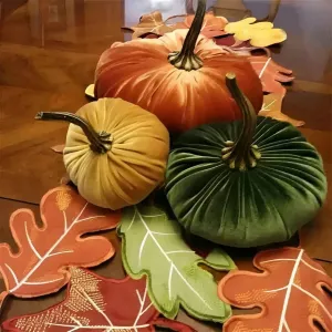 PumpkinPlush Pillow - Handgefertigtes weiches Halloween Kürbis Plüschkissen