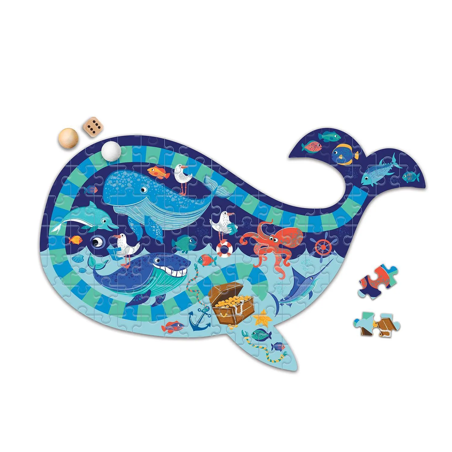 Puzzle  Game: Whales, Pirates & All things under the sea