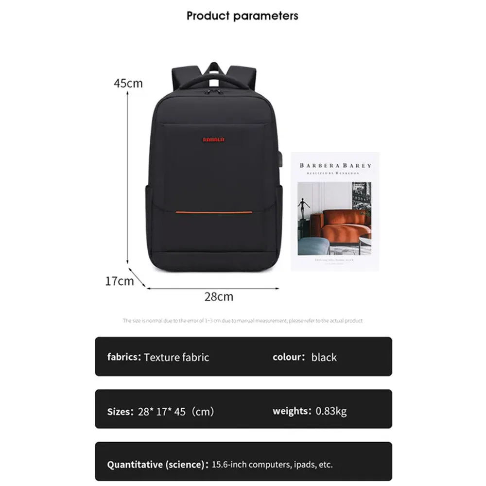 Rahala A901 Laptop Backpack - Black