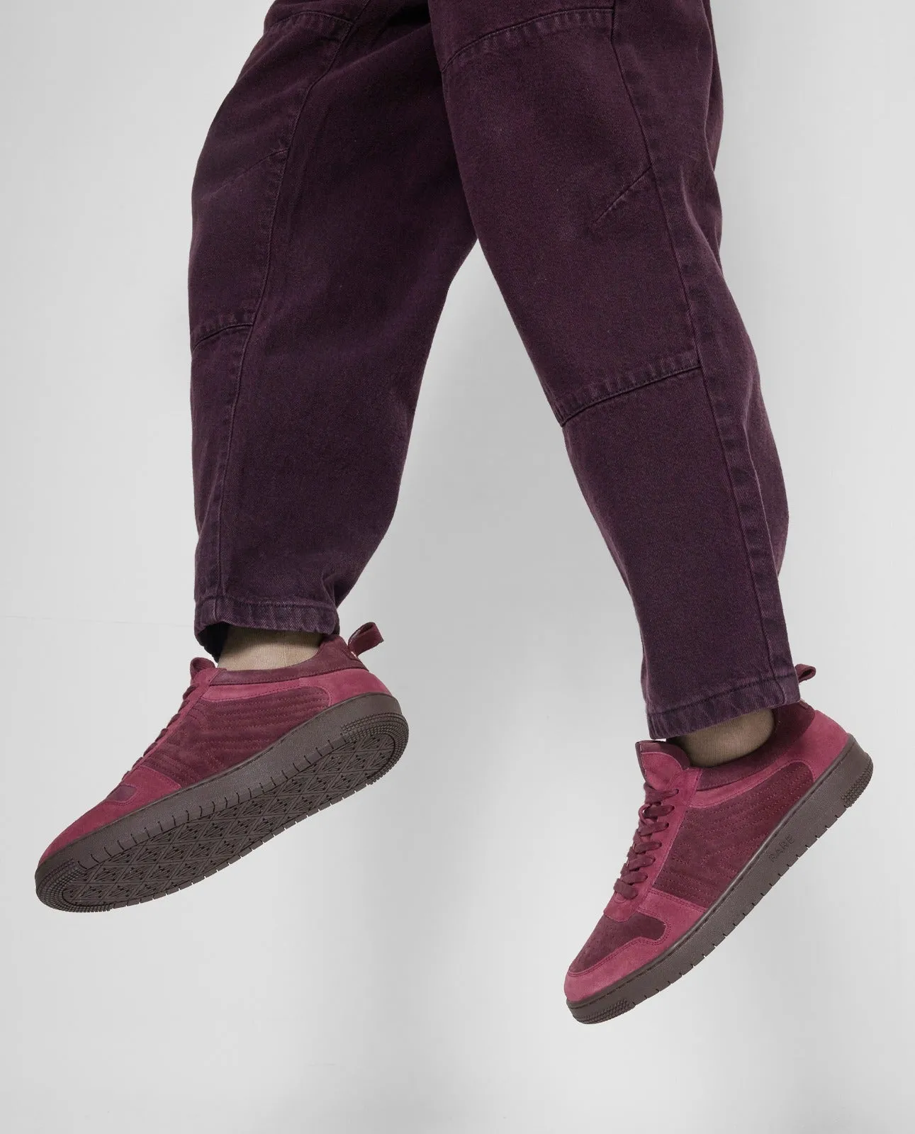 Rare Rabbit Men Senab Purple Lace-Up Closure Sneaker