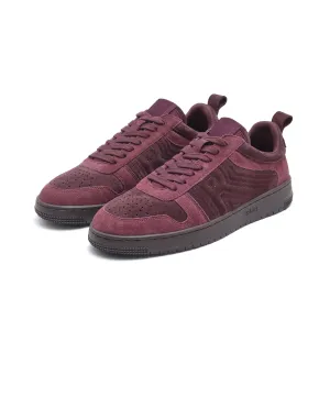 Rare Rabbit Men Senab Purple Lace-Up Closure Sneaker