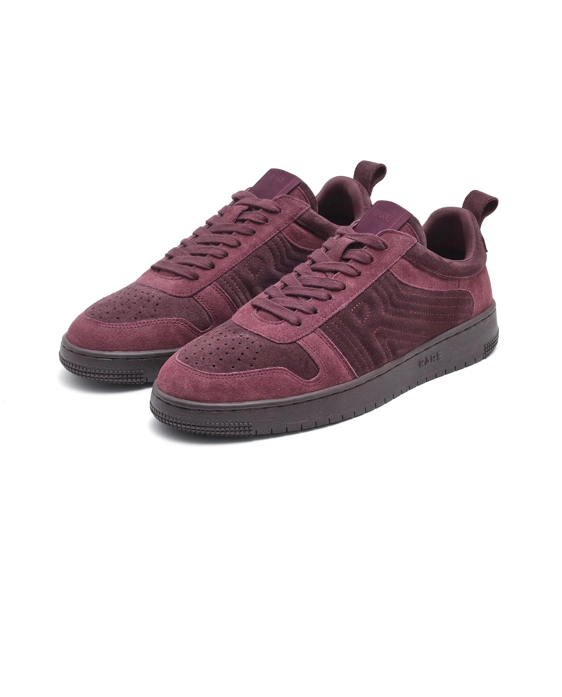 Rare Rabbit Men Senab Purple Lace-Up Closure Sneaker