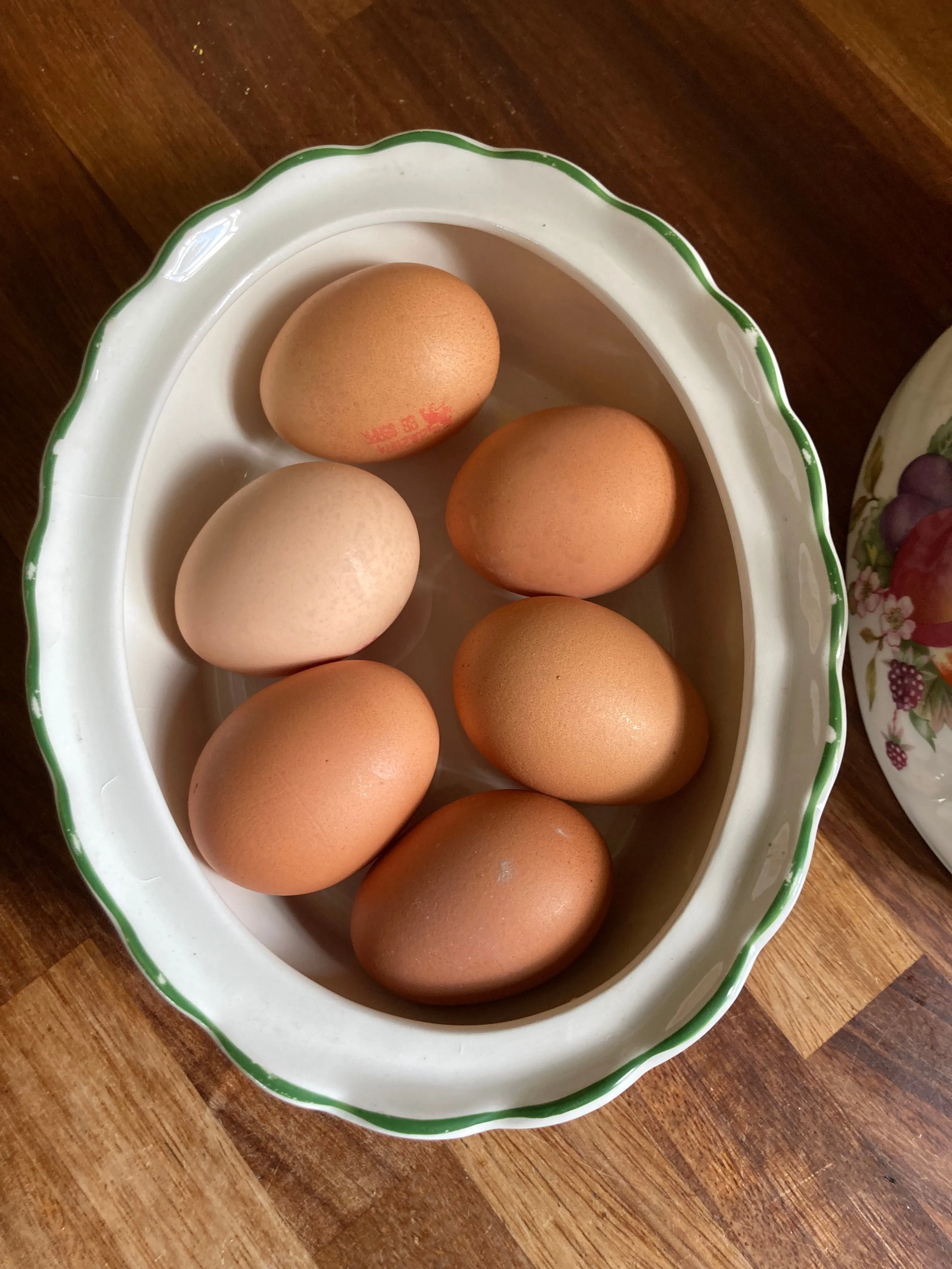 Regal Collection china chicken egg tidy