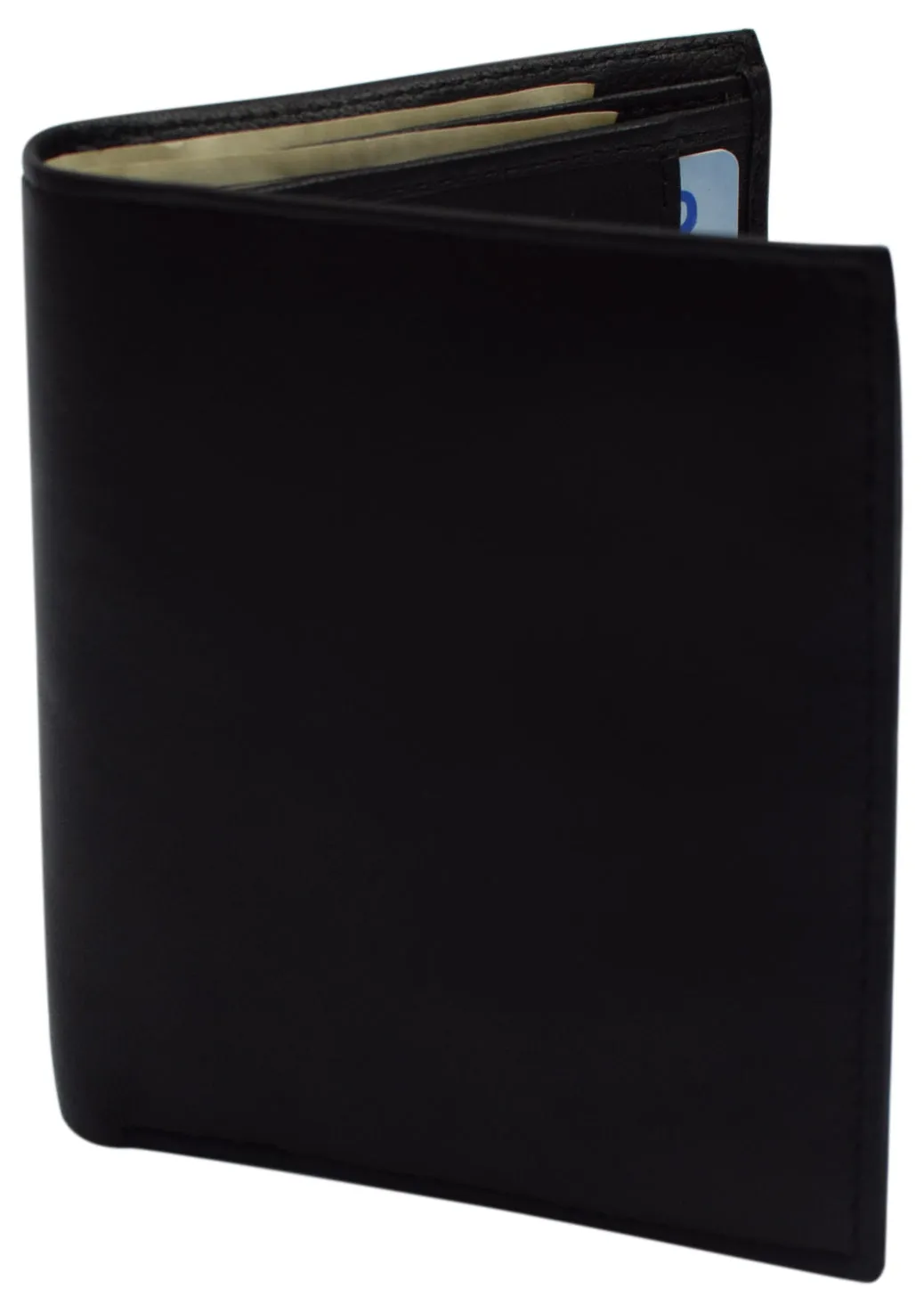 RFID Blocking Genuine Leather Large Hipster Bifold Credit Card ID Men's Wallet