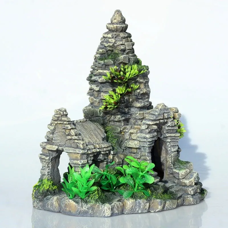 RQ190 Ruins Aquarium Decoration 23x15x24cm