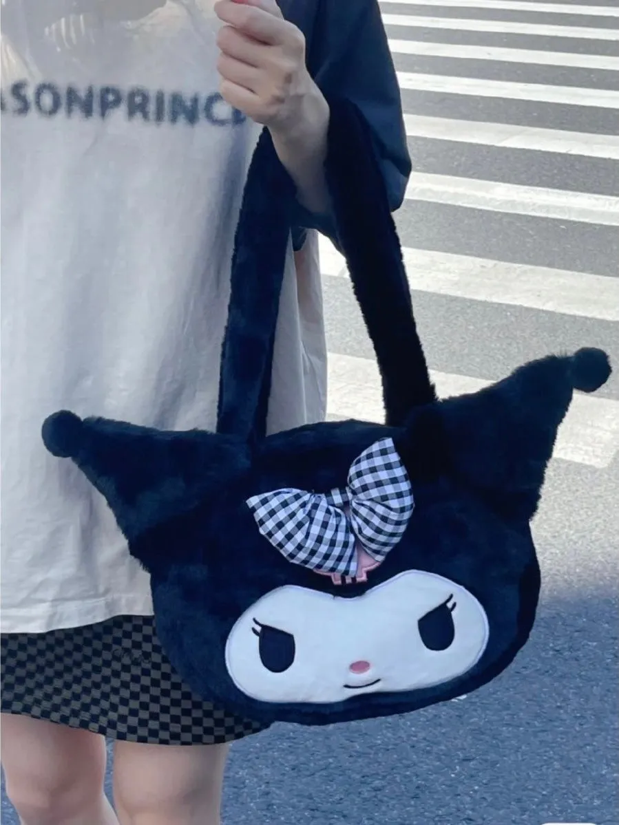 Sanrio Plush Bag with Cinnamonroll Dog Design