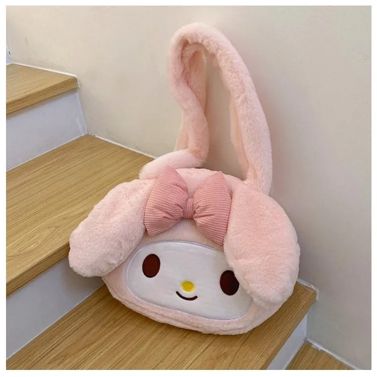 Sanrio Plush Bag with Cinnamonroll Dog Design