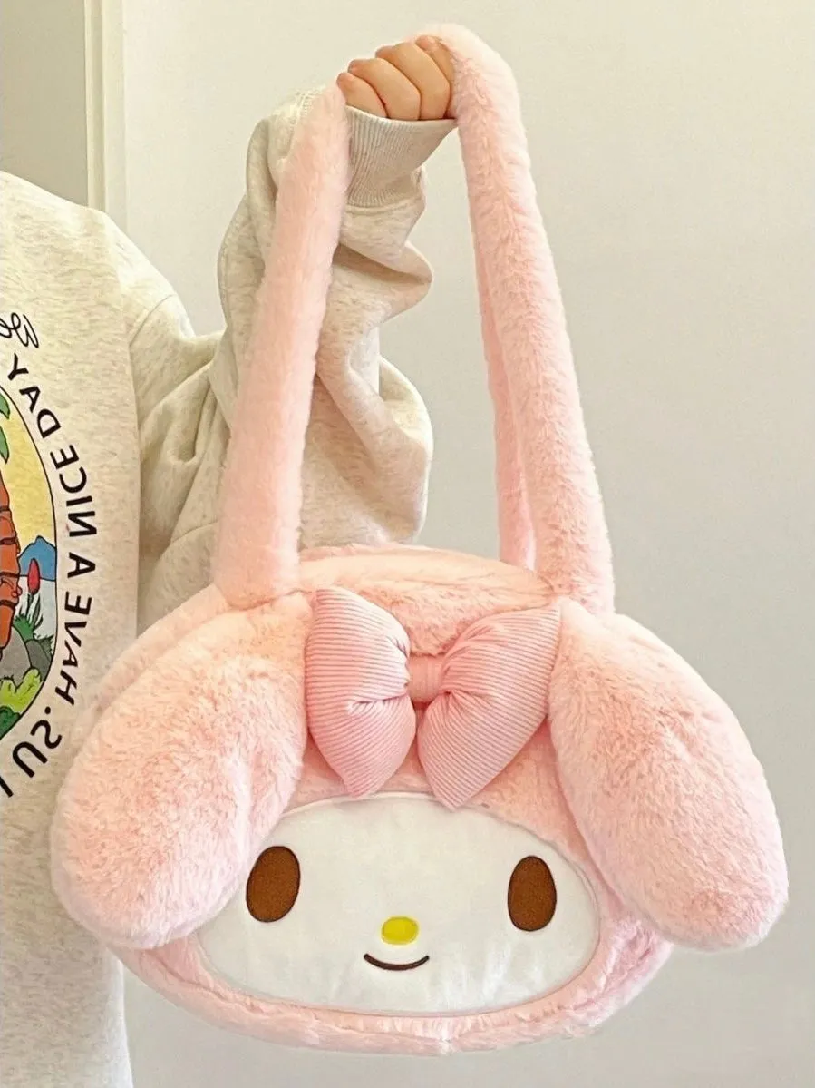 Sanrio Plush Bag with Cinnamonroll Dog Design