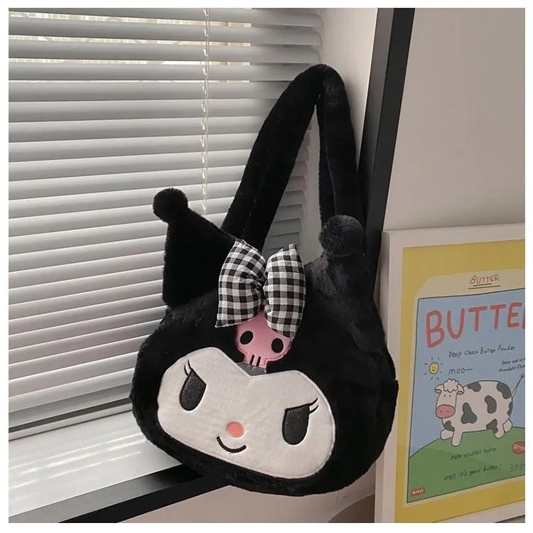 Sanrio Plush Bag with Cinnamonroll Dog Design