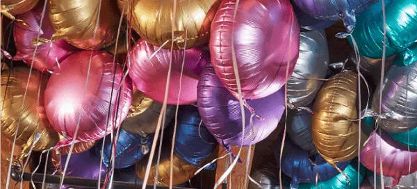 Satin Heart Balloon - Flamingo Pink