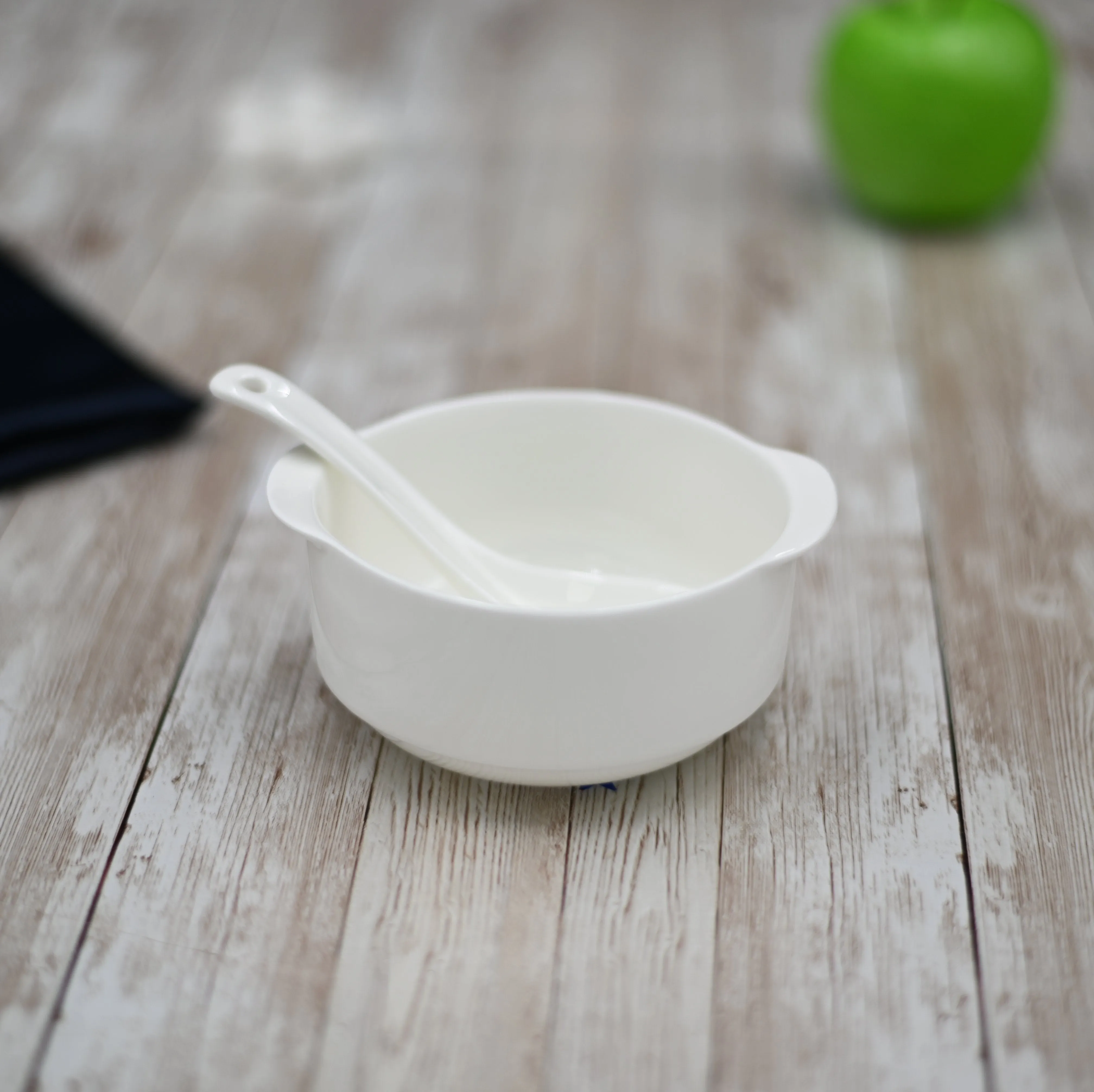 Set Of 4 White Soup Cup 4.25" inch | 11 Fl Oz