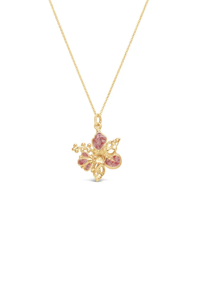 Shell ~ The Silver Shells Pendant in Gold