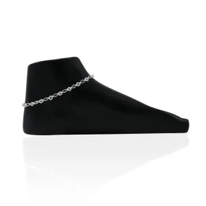 Silver Luxurious Beautiful Love Anklets