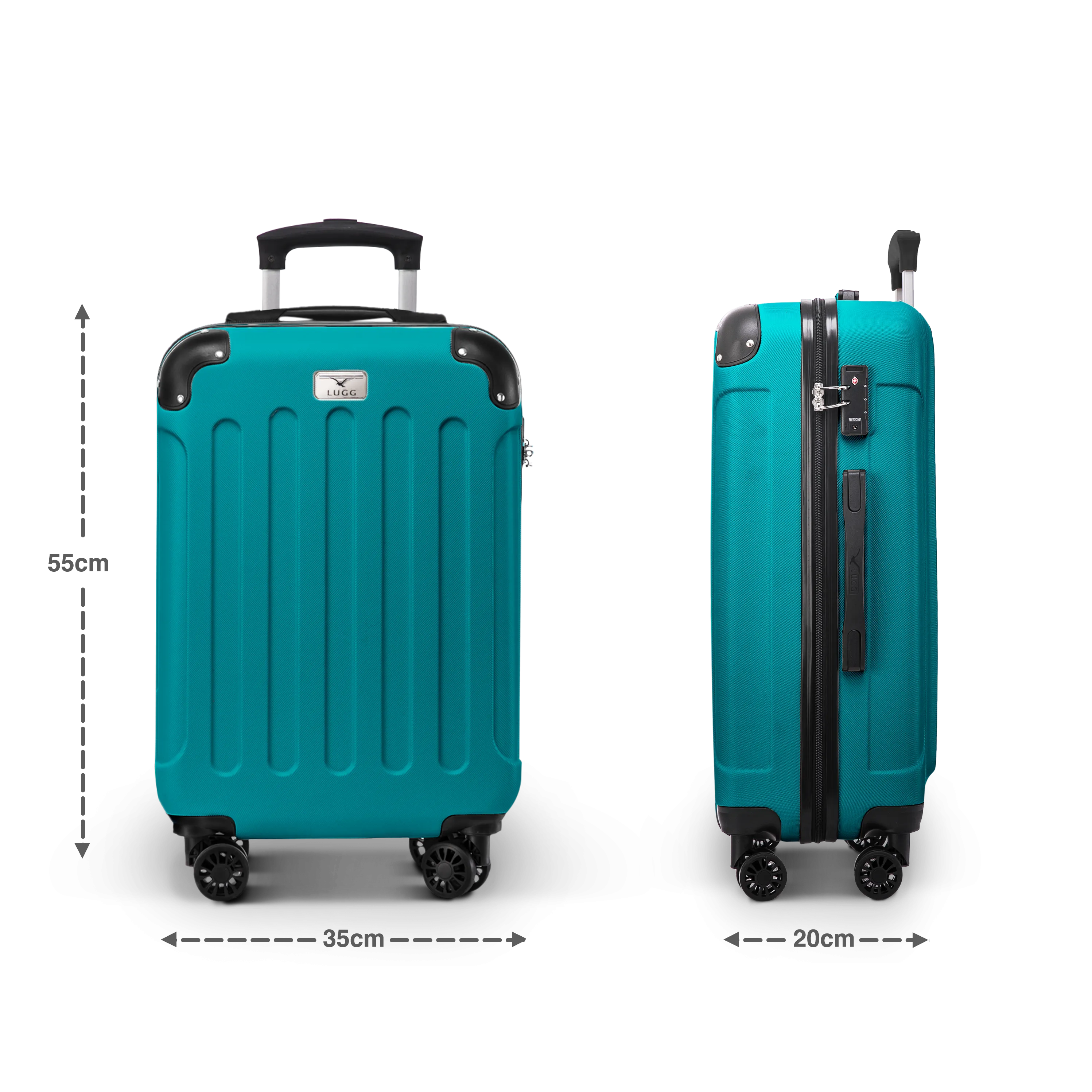 Skywander 20" Cabin Suitcase in Teal
