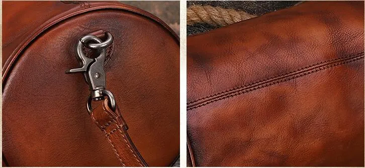 Small Womens Leather Crossbody Bucket Bag Handbags For Women