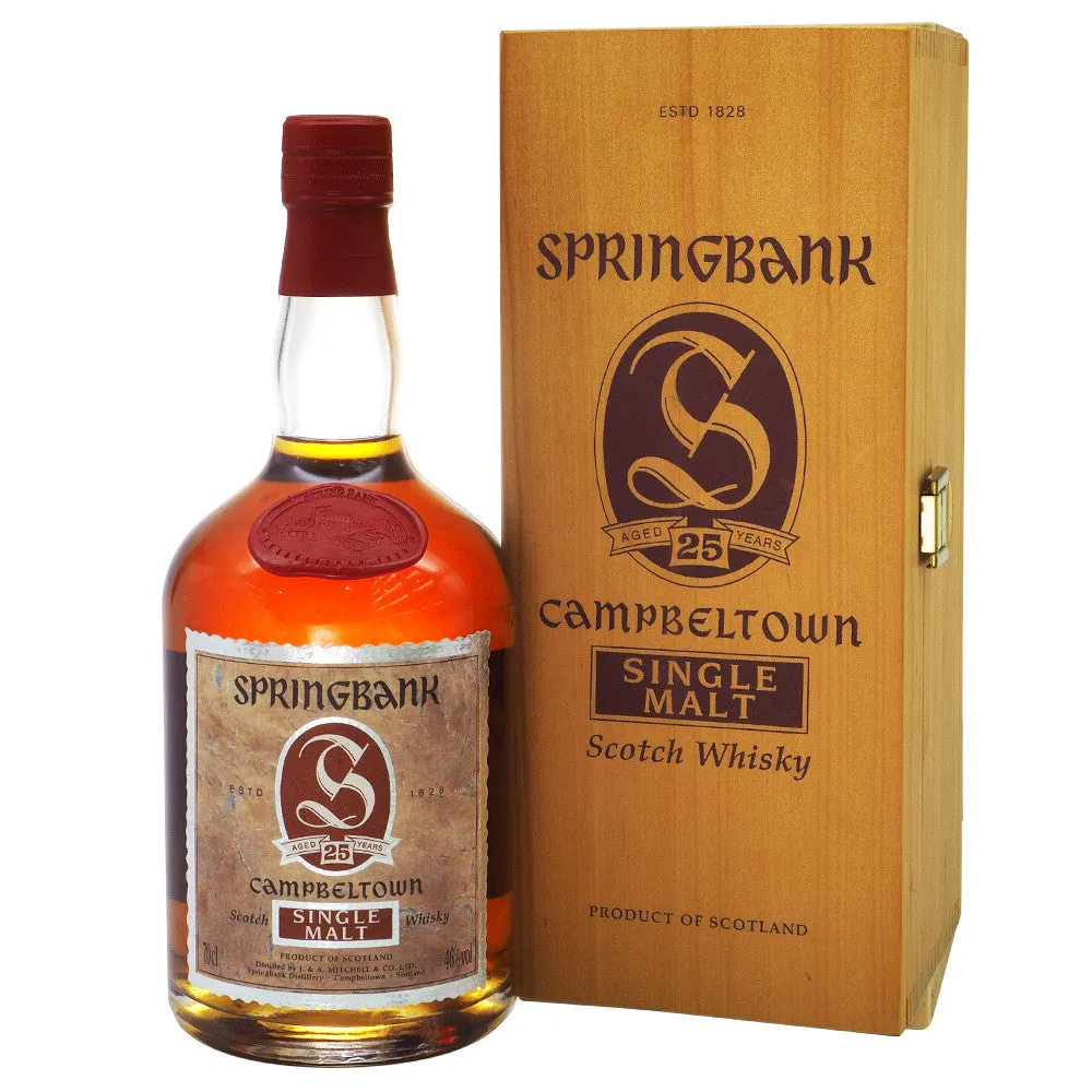 Springbank 25 Years Dumpy Bottle