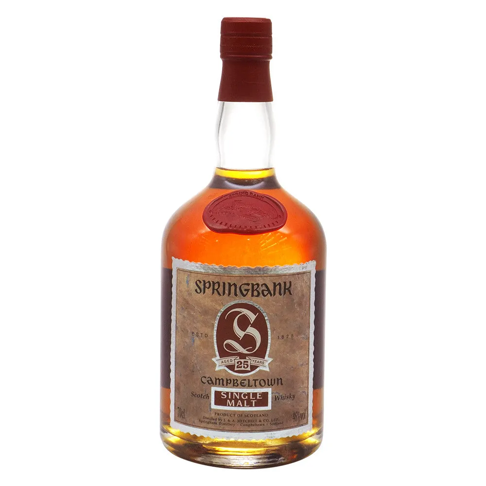 Springbank 25 Years Dumpy Bottle