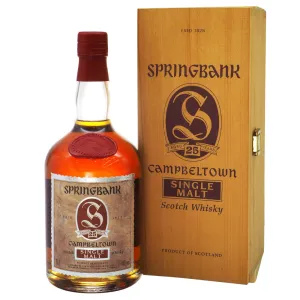Springbank 25 Years Dumpy Bottle