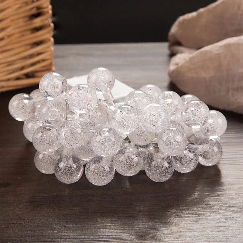 String Light LED Crystal Ball Waterproof Fairy Lighting for Garden Home Landscape Holiday Decoration