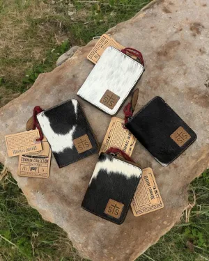 STS Ranchwear Women's Cowhide Hair-on Soni Leather Bi-Fold Wallet STS60378