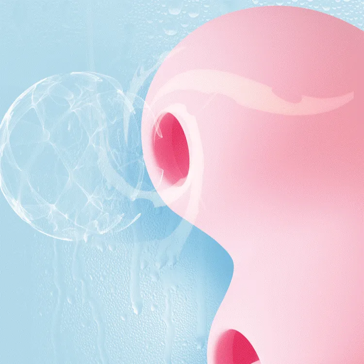SVAKOM Peachy Plus Tongue-licking & Sucking Bullet Vibrator