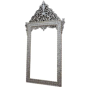 Syrian Mirror Inlaid with Mother of Pearl