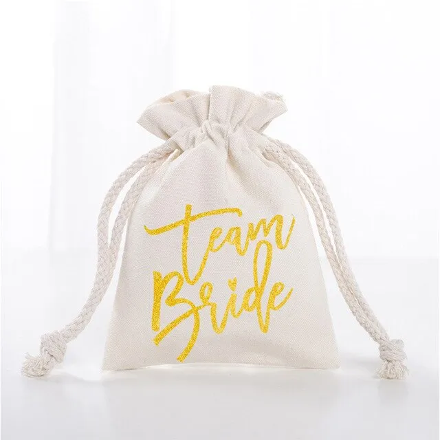 Team Bride Party Gifts Bag-Bridesmaid Gift Bags-Bachelorette-Bridal Shower Party