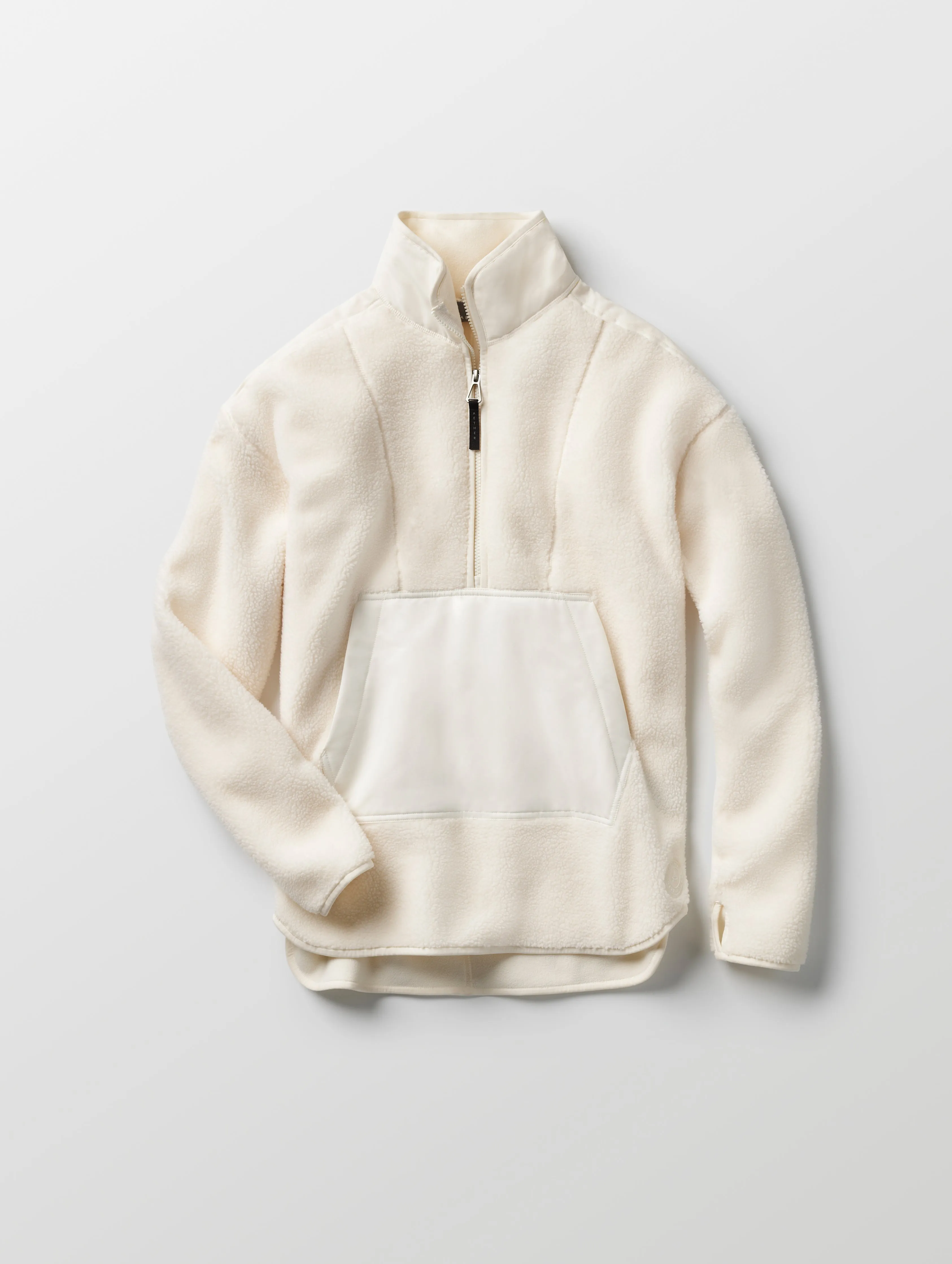 Terrain Fleece Anorak - Winter White