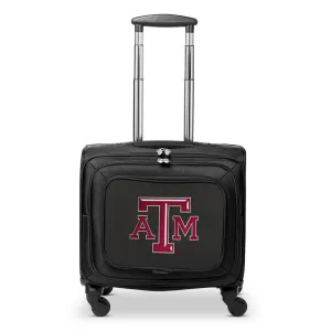 Texas A&M Aggies 14" Black Wheeled Laptop Overnighter