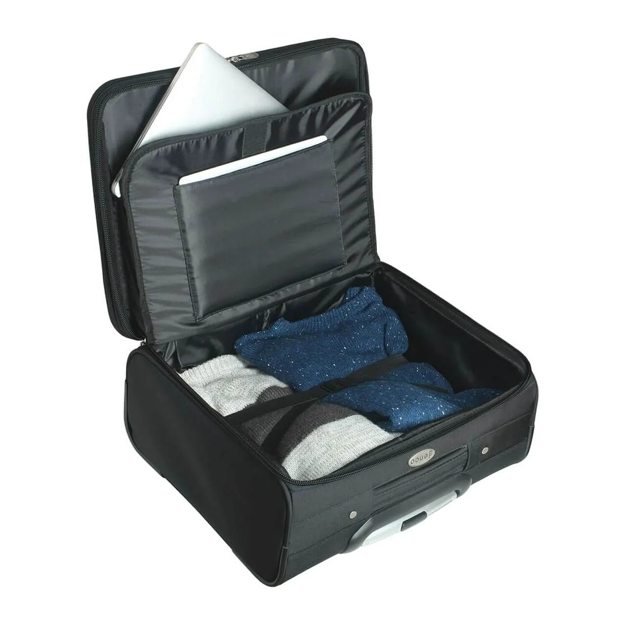 Texas A&M Aggies 14" Black Wheeled Laptop Overnighter