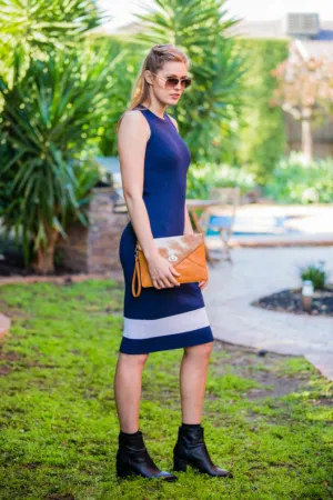 The Design Edge Envelope Cowhide Clutch – Vienna