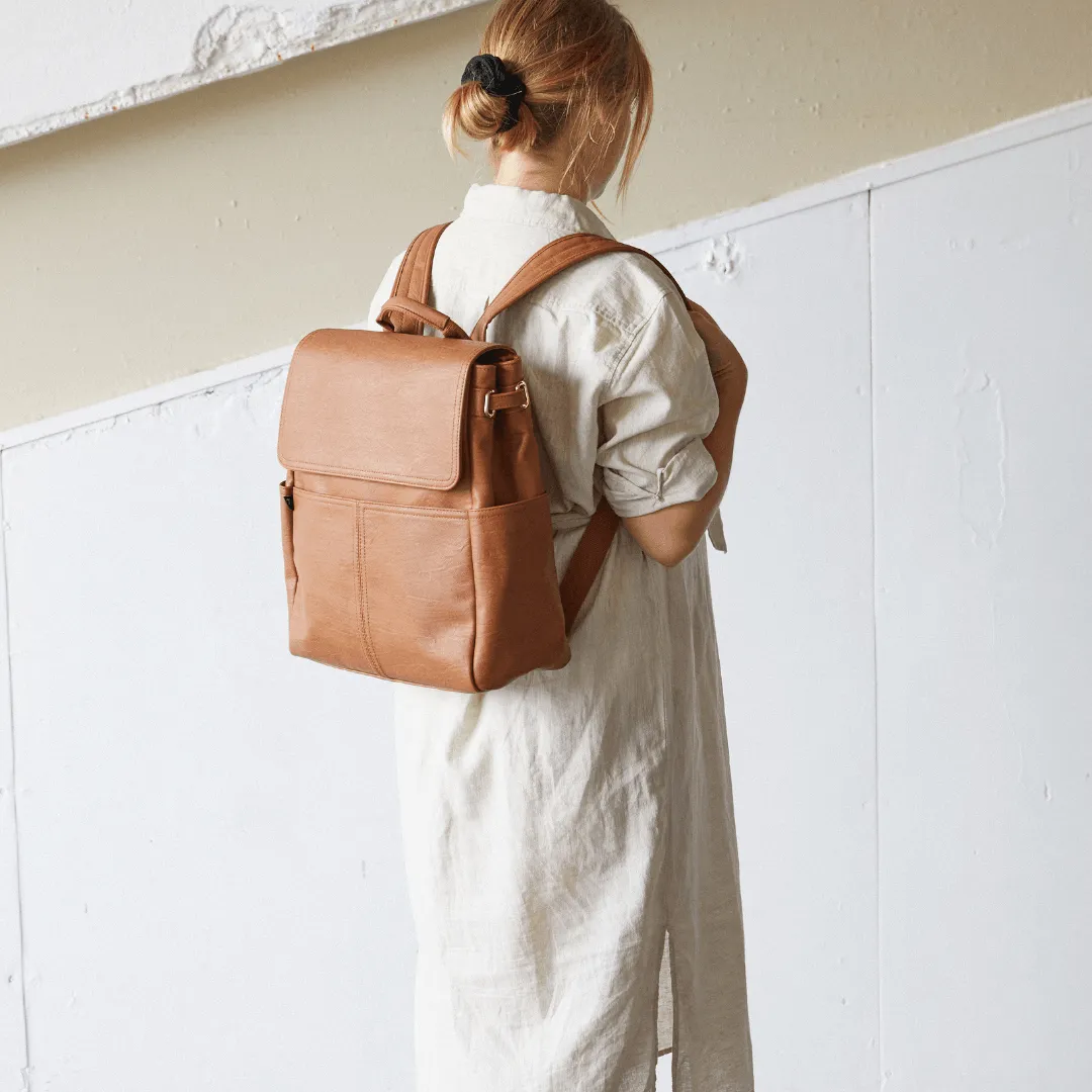The Hayes Baby Bag Backpack - Tan