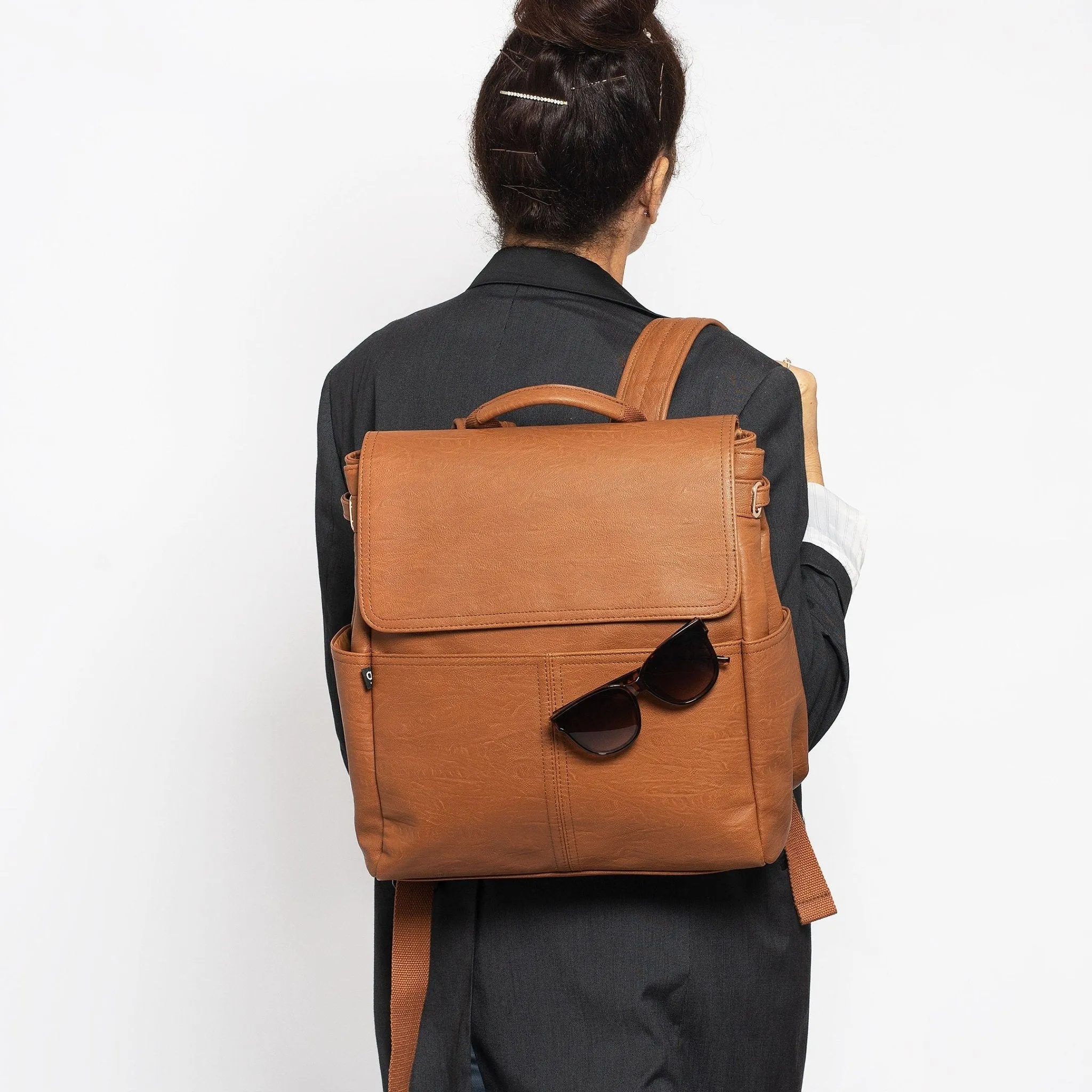 The Hayes Baby Bag Backpack - Tan