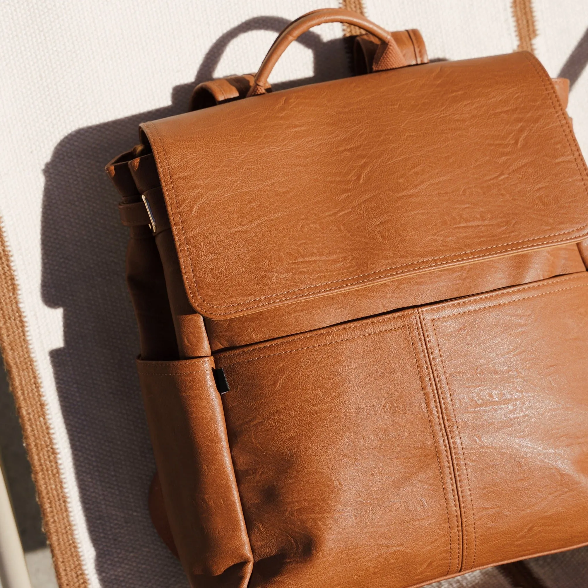 The Hayes Baby Bag Backpack - Tan
