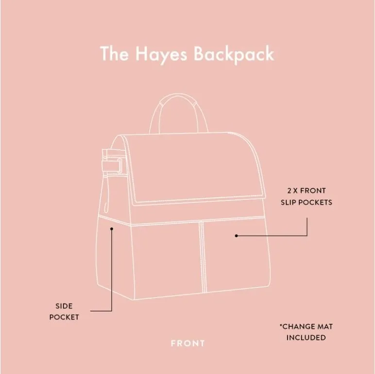The Hayes Baby Bag Backpack - Tan