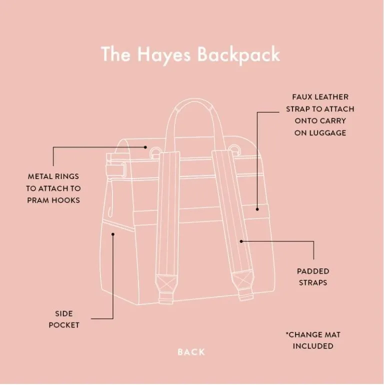 The Hayes Baby Bag Backpack - Tan