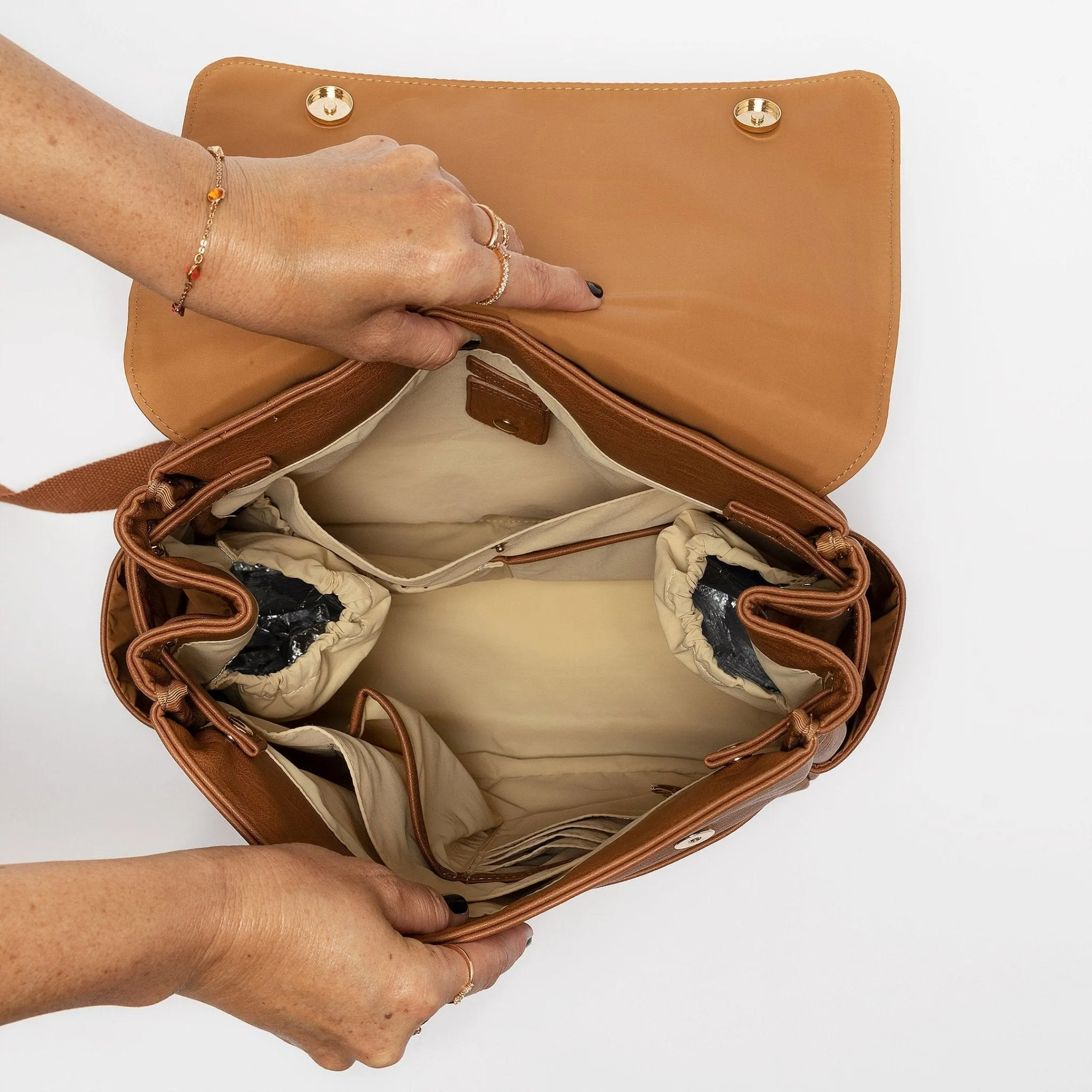 The Hayes Baby Bag Backpack - Tan