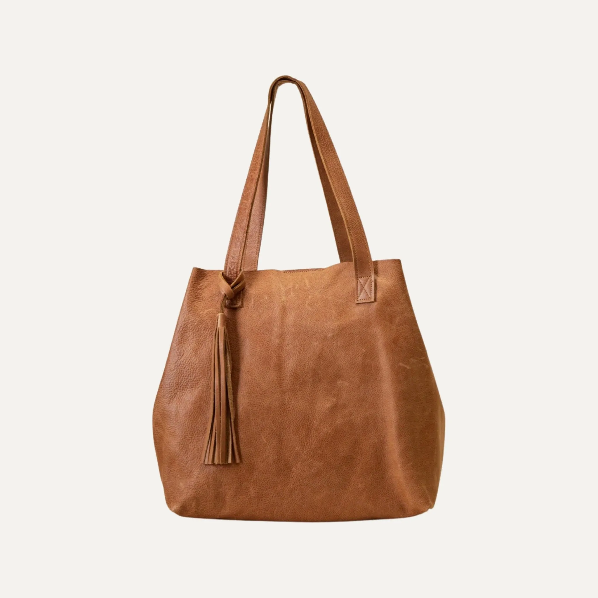 Tote Bag | Cognac Leather "Austin Tote"