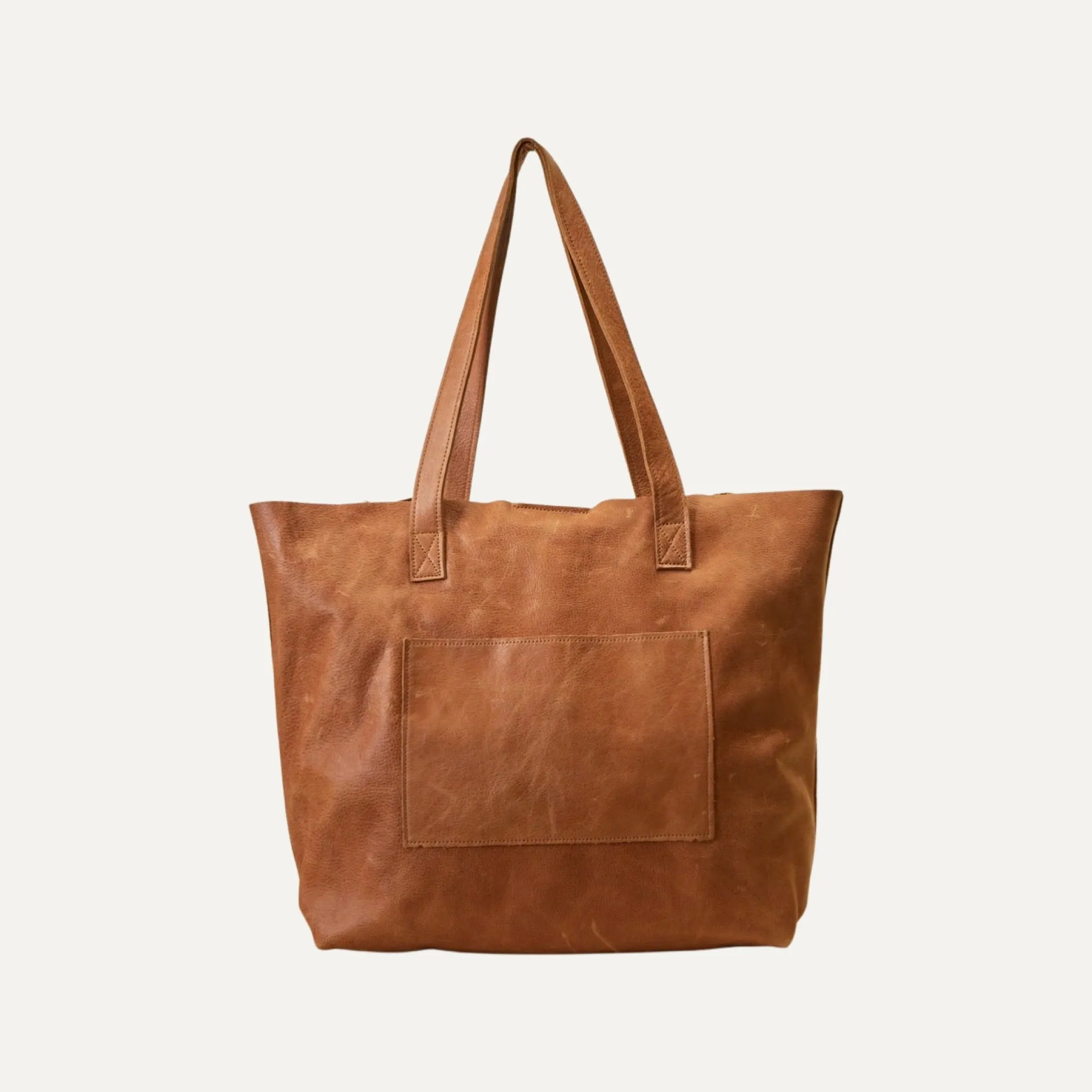 Tote Bag | Cognac Leather "Austin Tote"