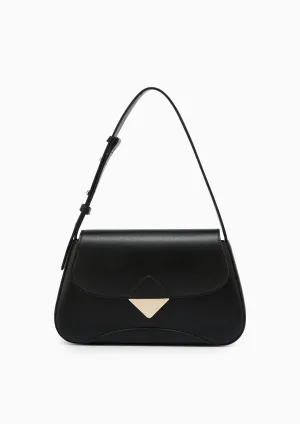 Trangle Shoulder Bag Black