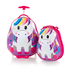 Travel Tots Kids Luggage & Backpack Set - Unicorn
