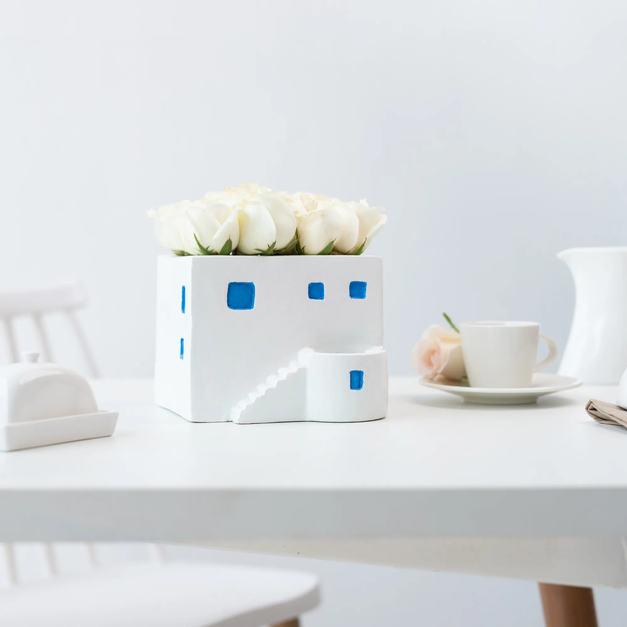 Treasure from Saint Irene- Handpainted Planter