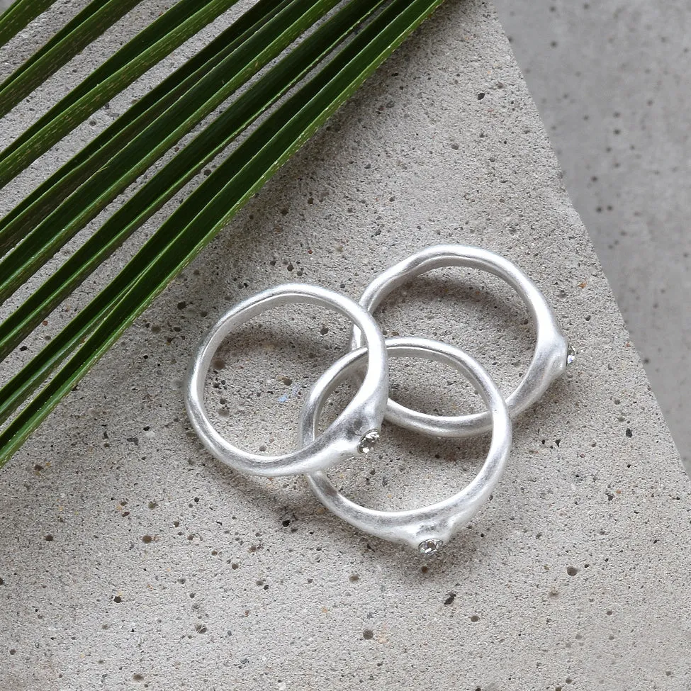 Tutti Crystal Ring Set – AS