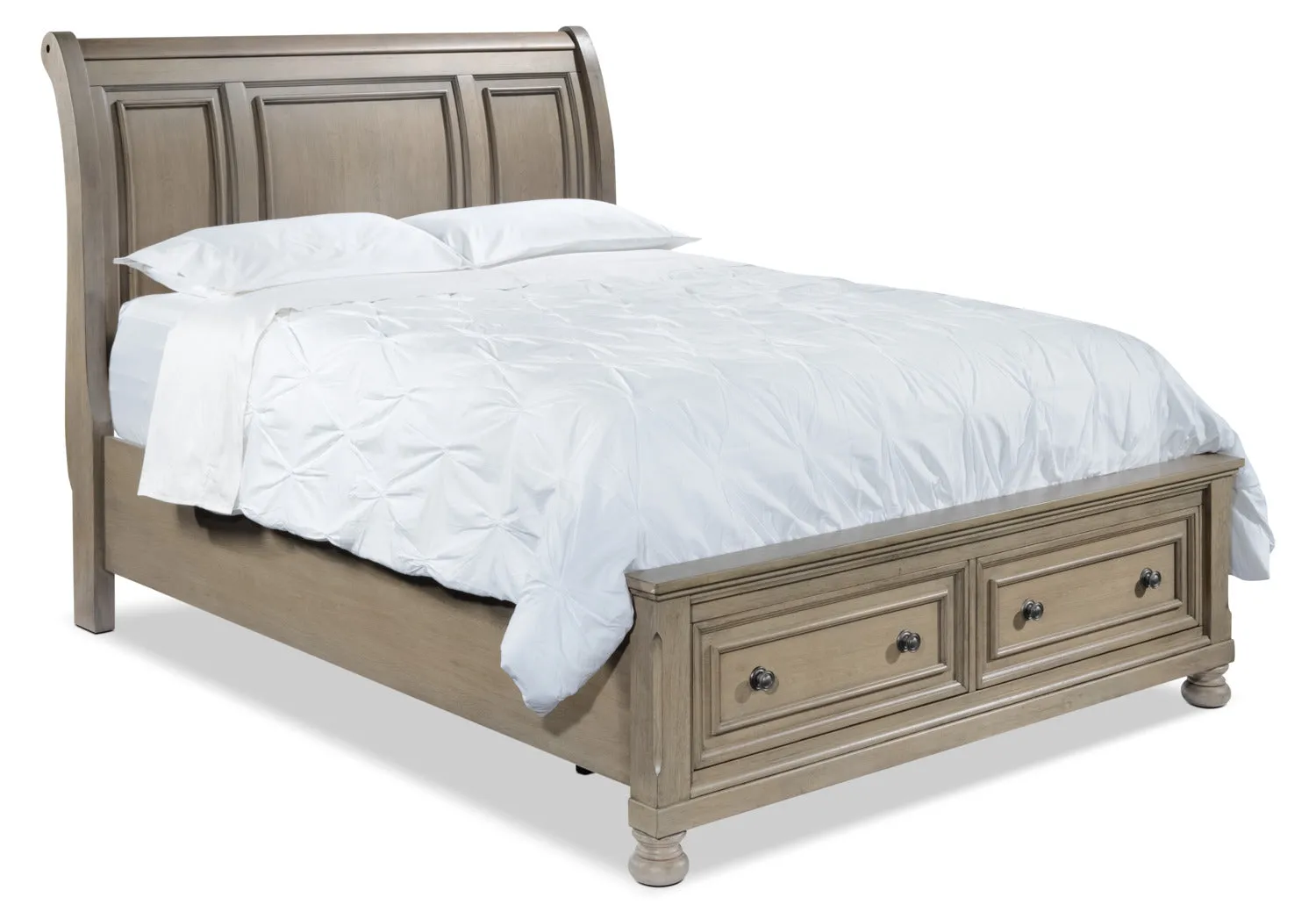 Viola 6-Piece King Bedroom Set - Grey