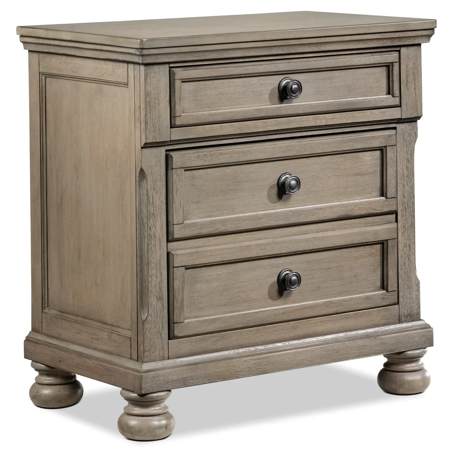Viola 6-Piece King Bedroom Set - Grey