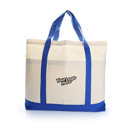 Voltrax Two Tone Cotton Canvas Tote Bag