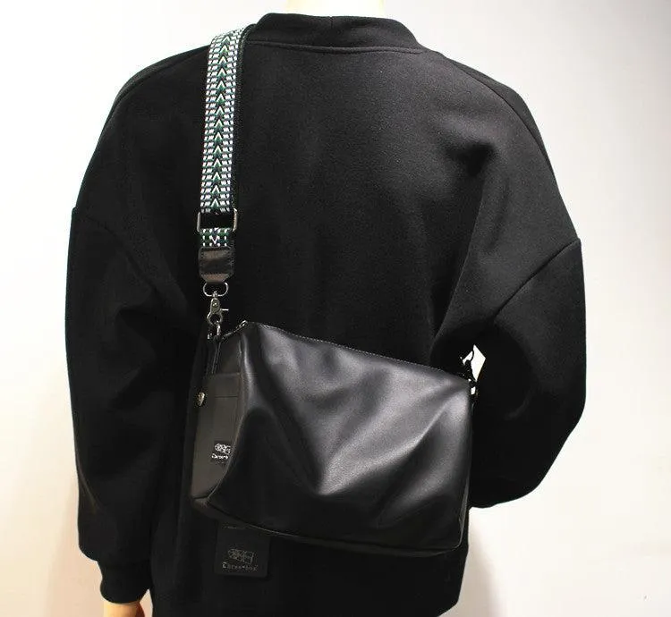 Vvsha  Christmas Gift Black Soft Leather Crossbody Bag