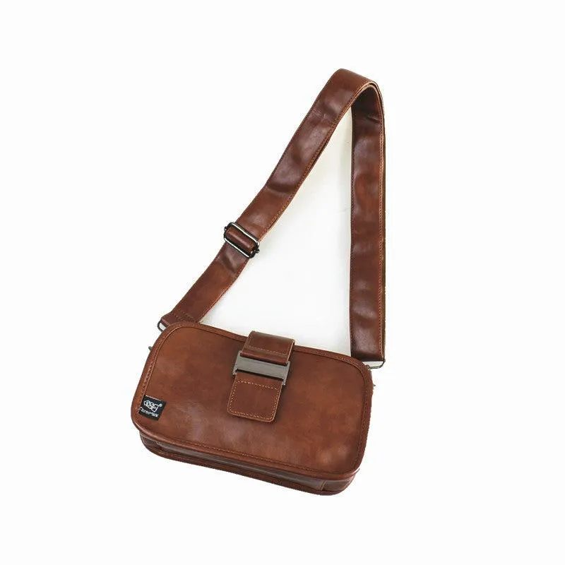Vvsha  Christmas Gift Buckle Faux Leather Shoulder Bag